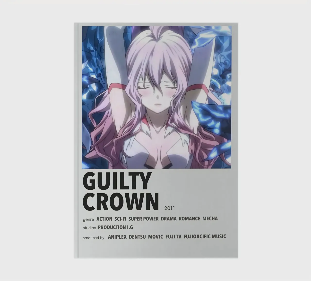 GUILTY  CROWN  2011 notebook by Totoya