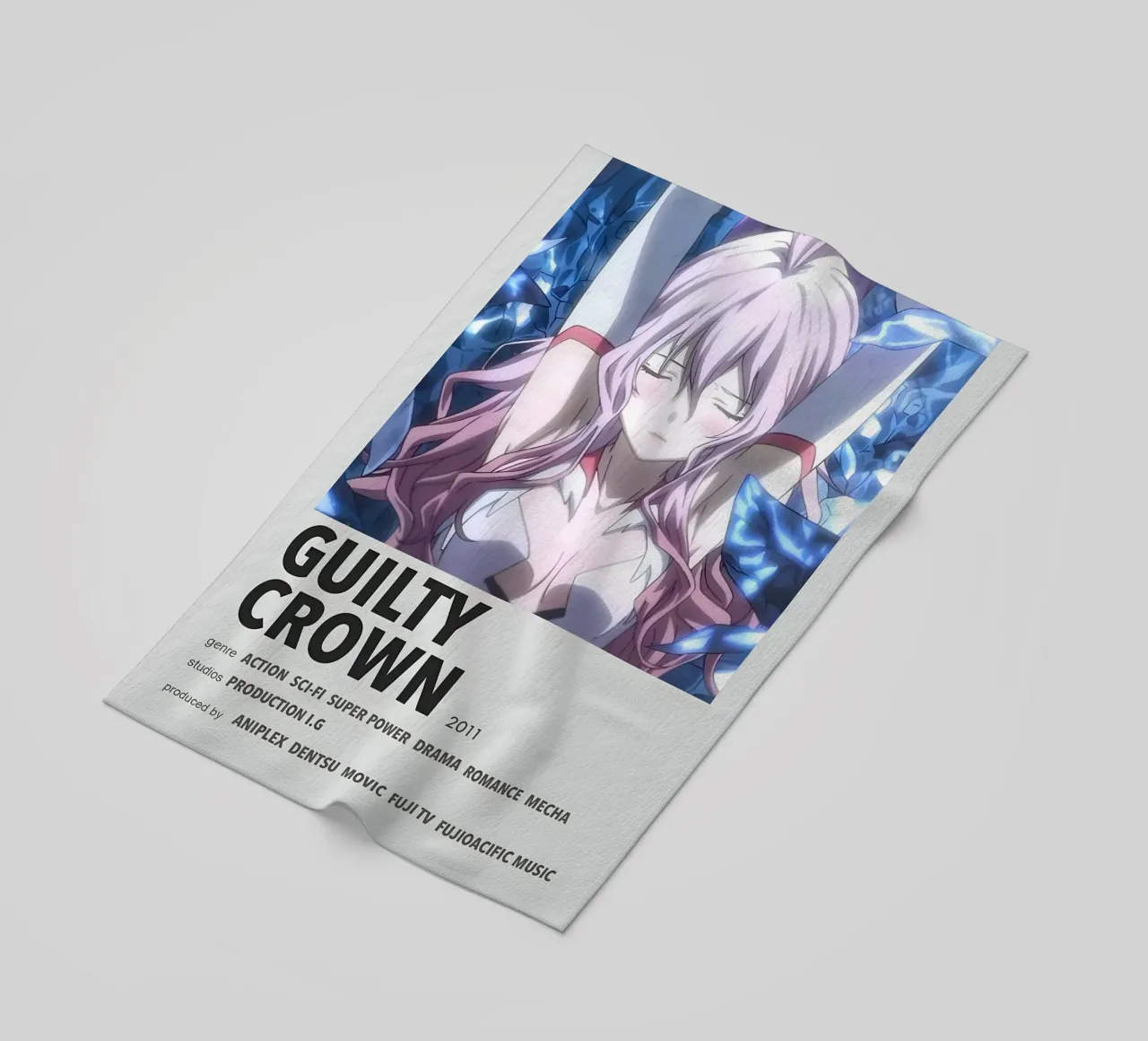 GUILTY  CROWN  2011 beach towel by Totoya