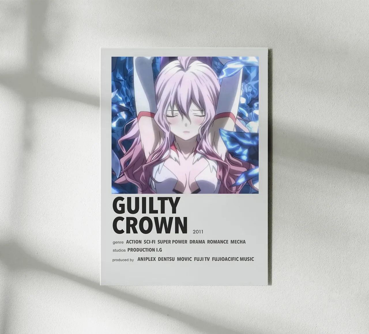 GUILTY  CROWN  2011 alu-dibond by Totoya