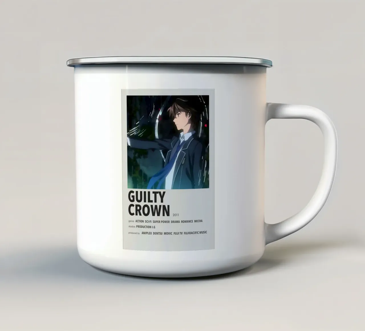 GUILTY  CROWN  2011 tazza in smalto da Totoya