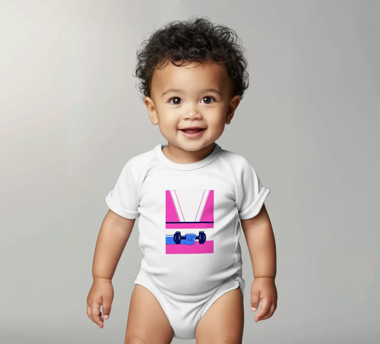 Manubrio fitness body neonato maniche corte da TODAY'S SHOP