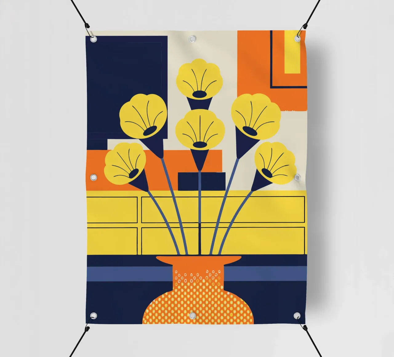 Vaso di fiori telo in pvc da TODAY'S SHOP