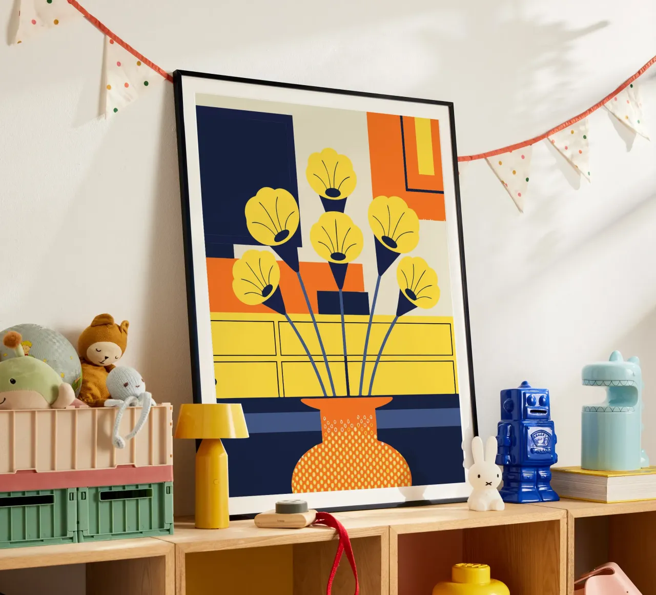 Vaso di fiori poster con telaio in alluminio da TODAY'S SHOP