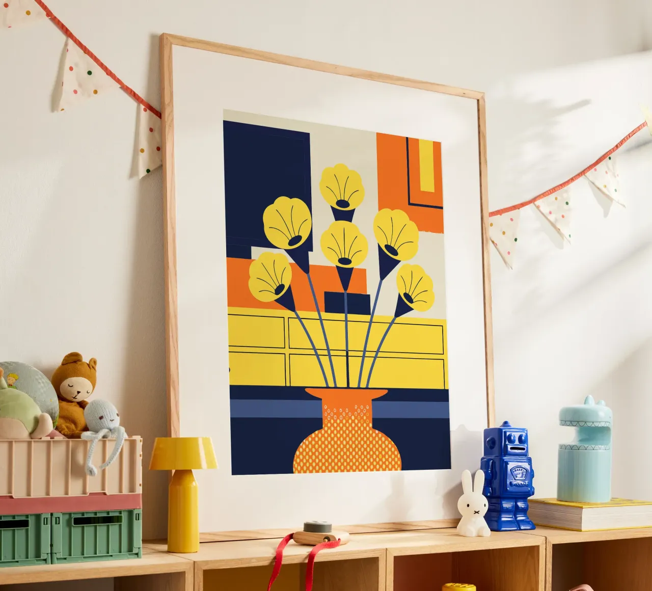 Vaso di fiori poster con telaio in alluminio da TODAY'S SHOP
