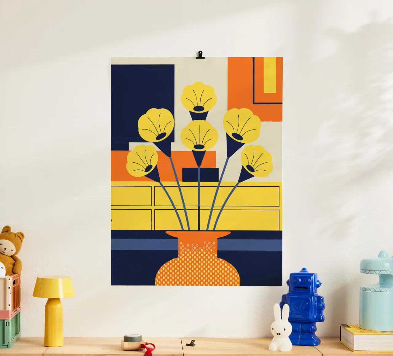 Vaso di fiori poster con telaio in alluminio da TODAY'S SHOP