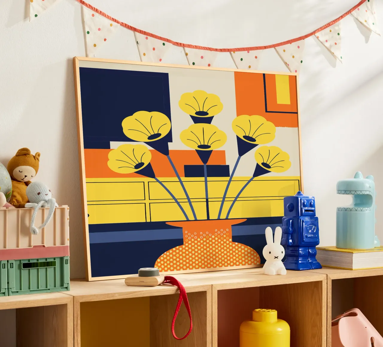 Vaso di fiori poster con telaio in alluminio da TODAY'S SHOP