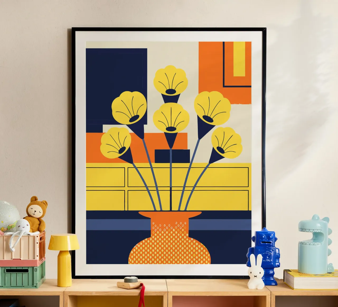 Vaso di fiori poster con telaio in alluminio da TODAY'S SHOP
