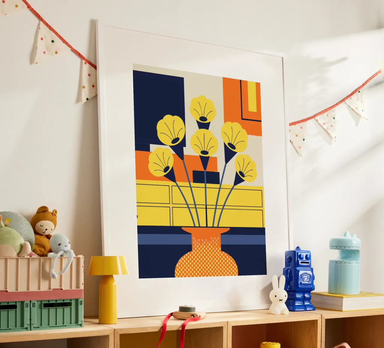 Vaso di fiori poster con telaio in alluminio da TODAY'S SHOP