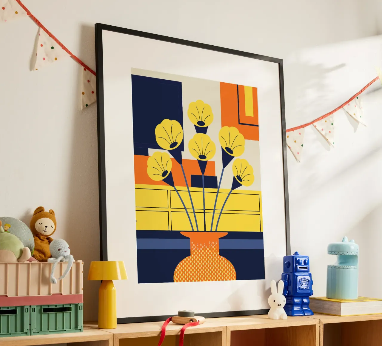 Vaso di fiori poster con telaio in alluminio da TODAY'S SHOP
