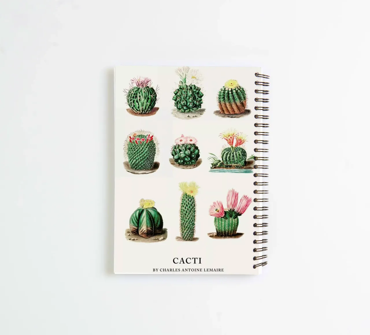 Cacti by Charles Antoine Lemaire diario ad anelli da Flora & Fauna