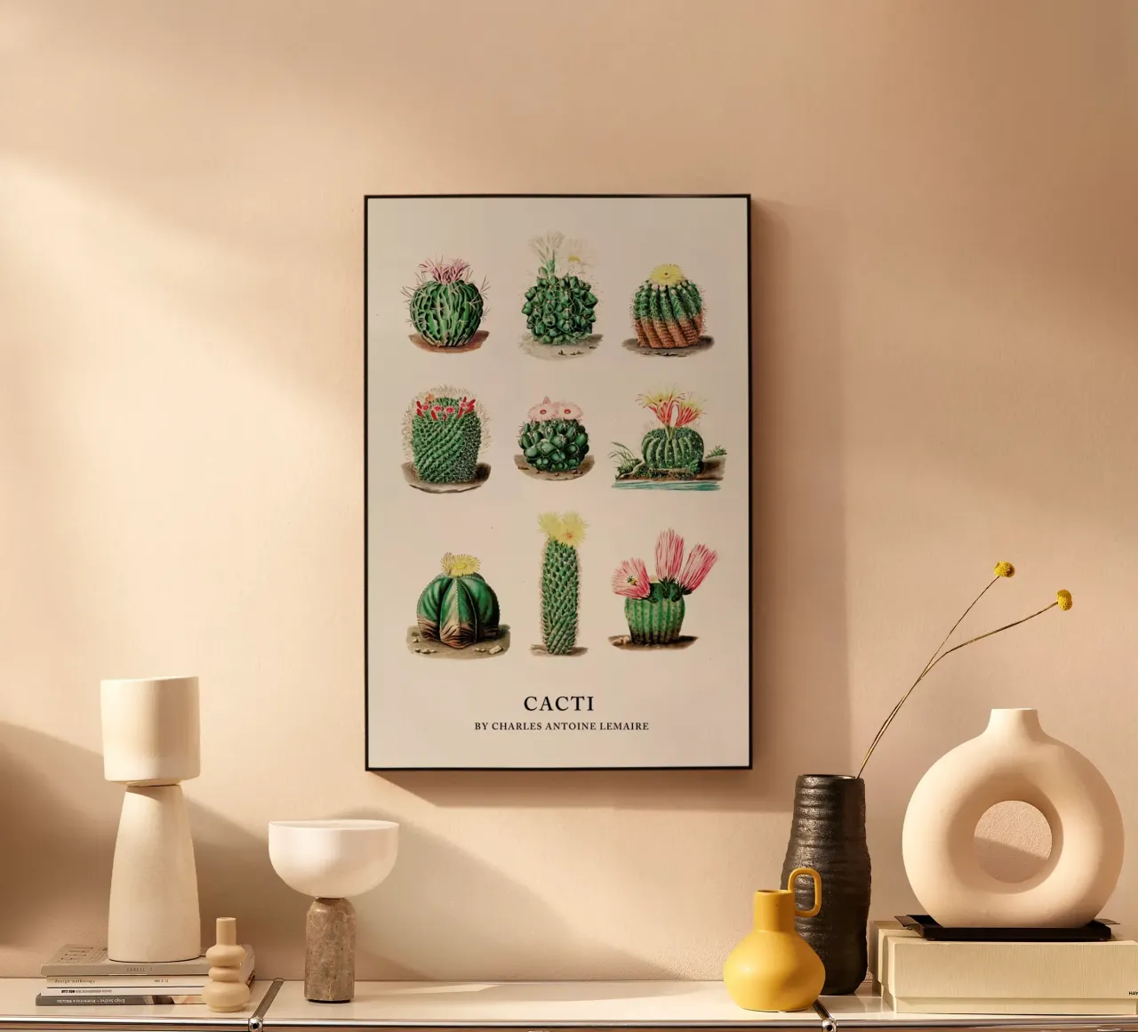 Cacti by Charles Antoine Lemaire plexiglass da Flora & Fauna
