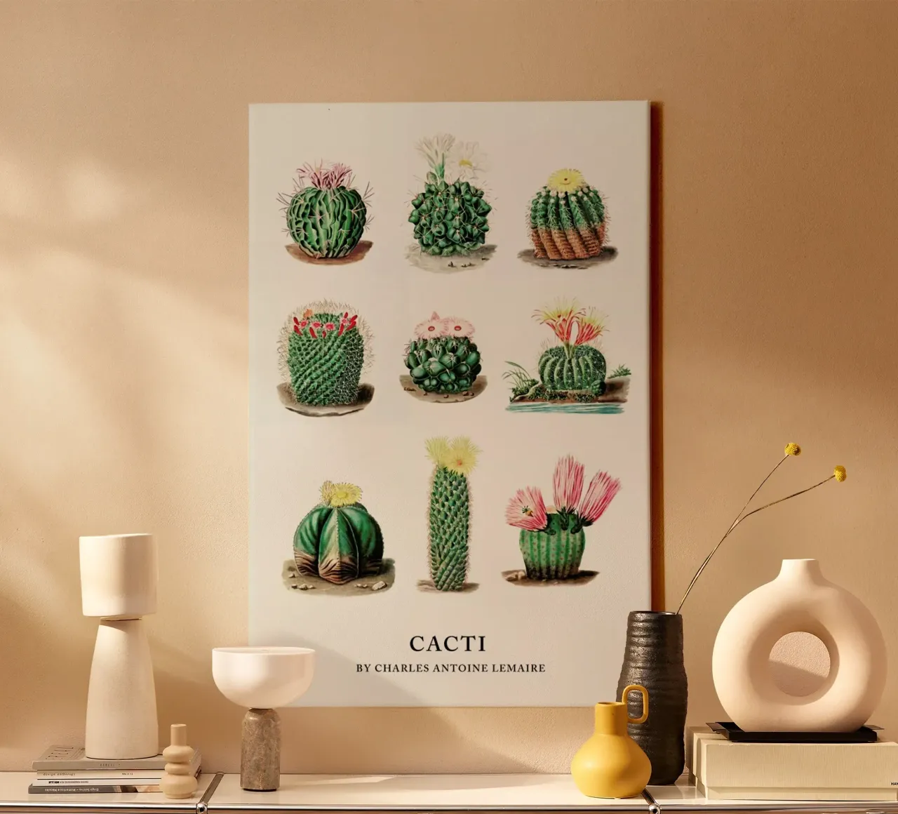 Cacti by Charles Antoine Lemaire tela da Flora & Fauna