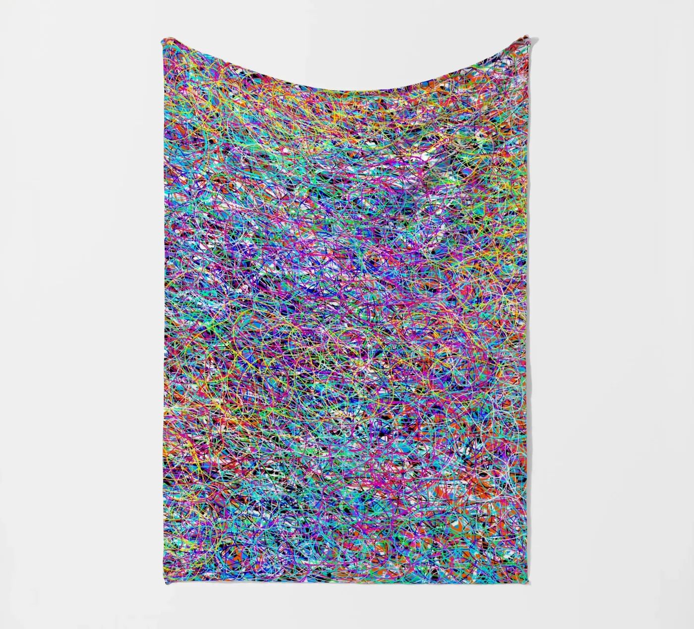 Complex virtuality fleece blanket by Carinaprint