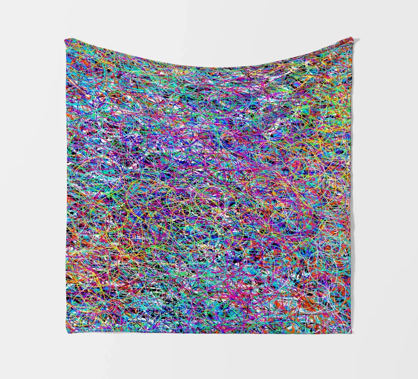 Complex virtuality fleece blanket by Carinaprint