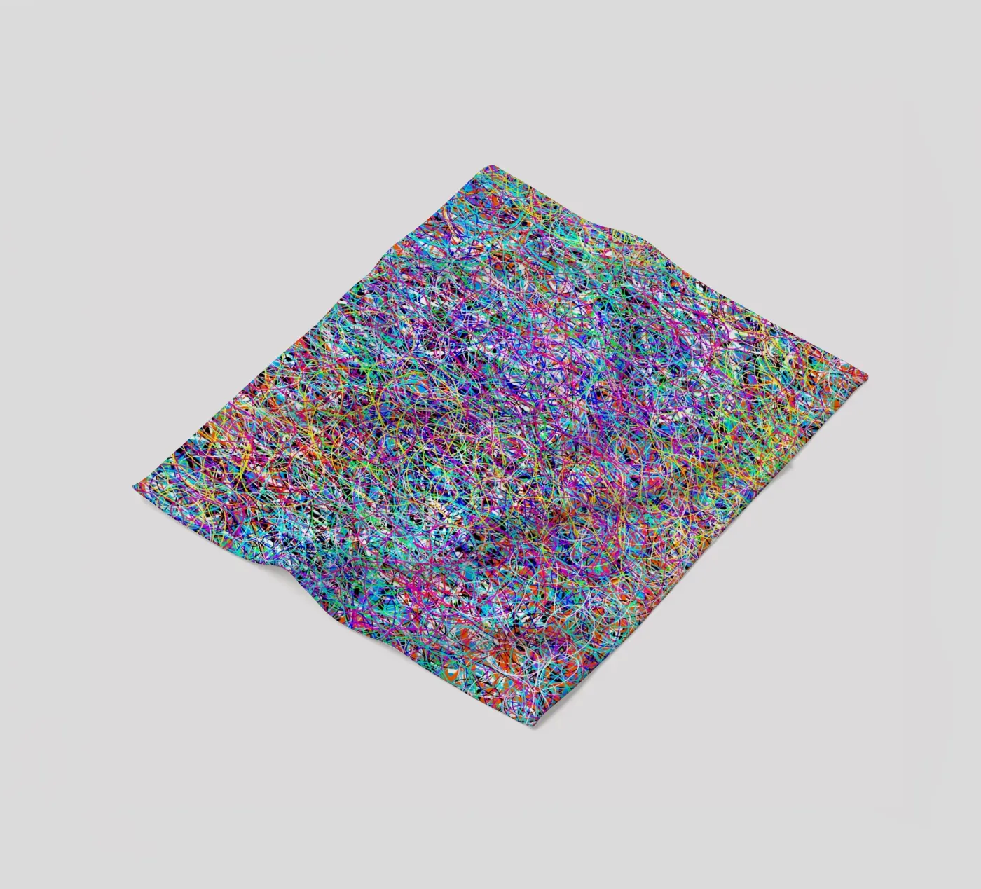 Complex virtuality fleece blanket by Carinaprint