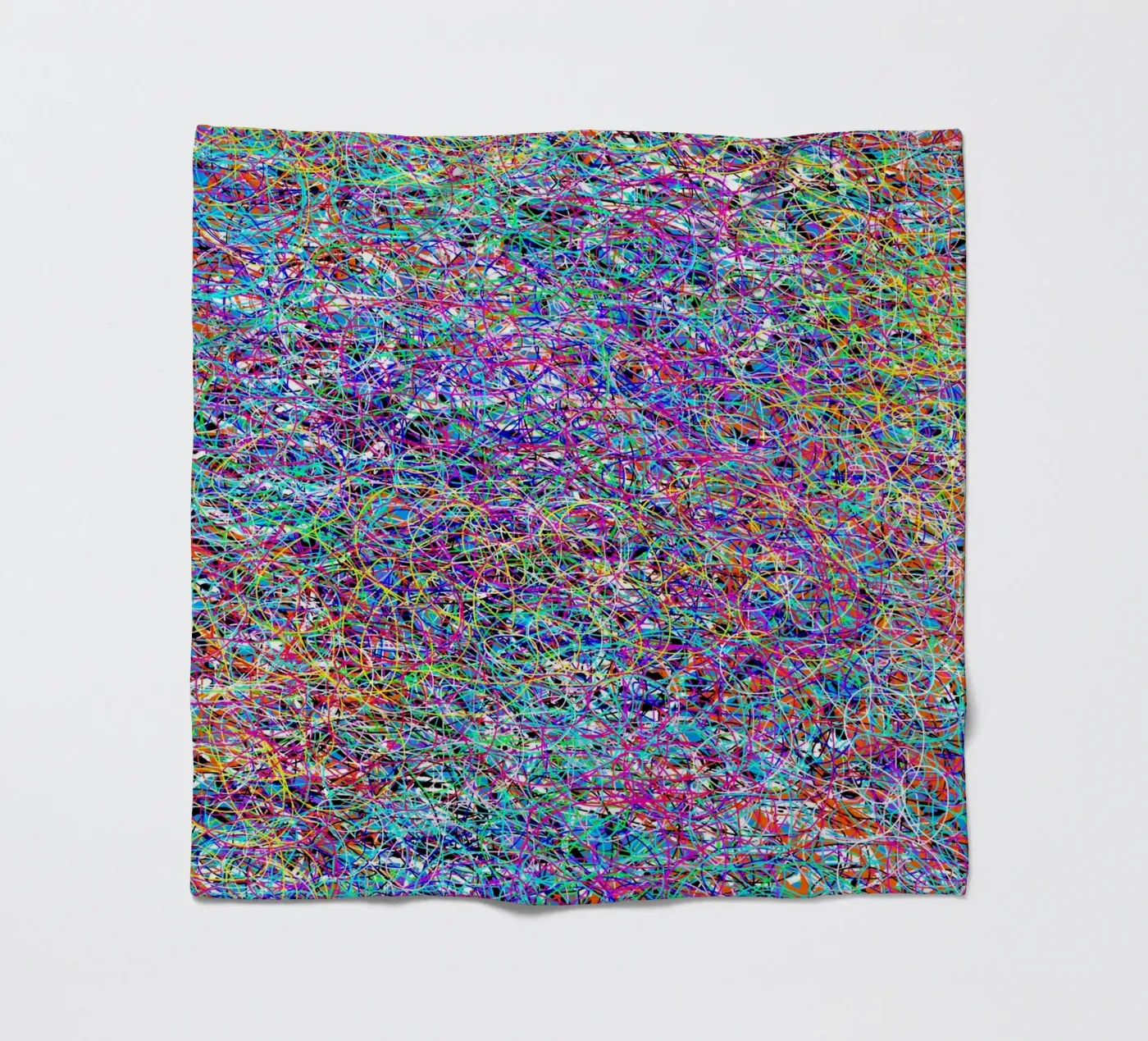 Complex virtuality fleece blanket by Carinaprint