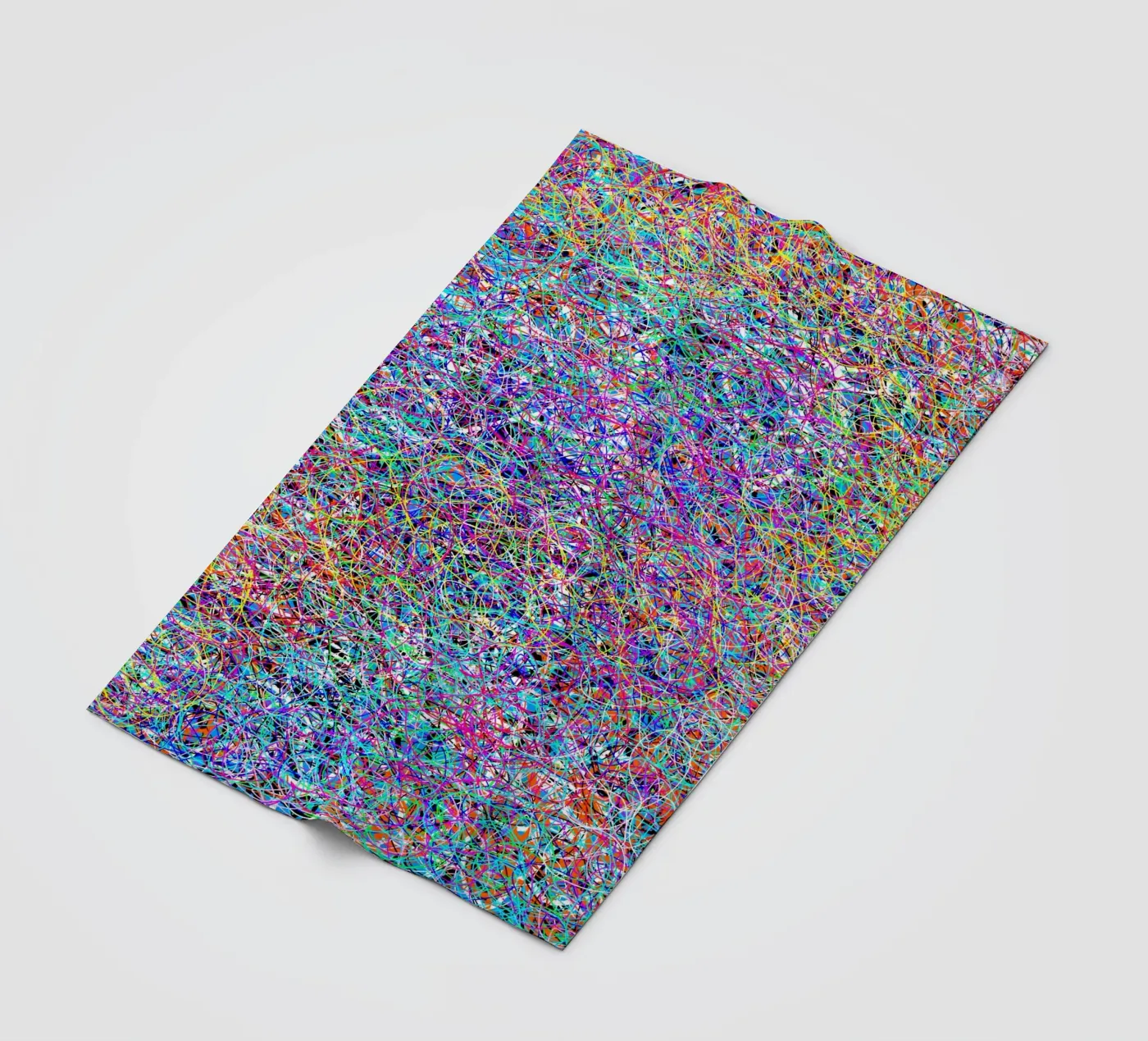 Complex virtuality fleece blanket by Carinaprint