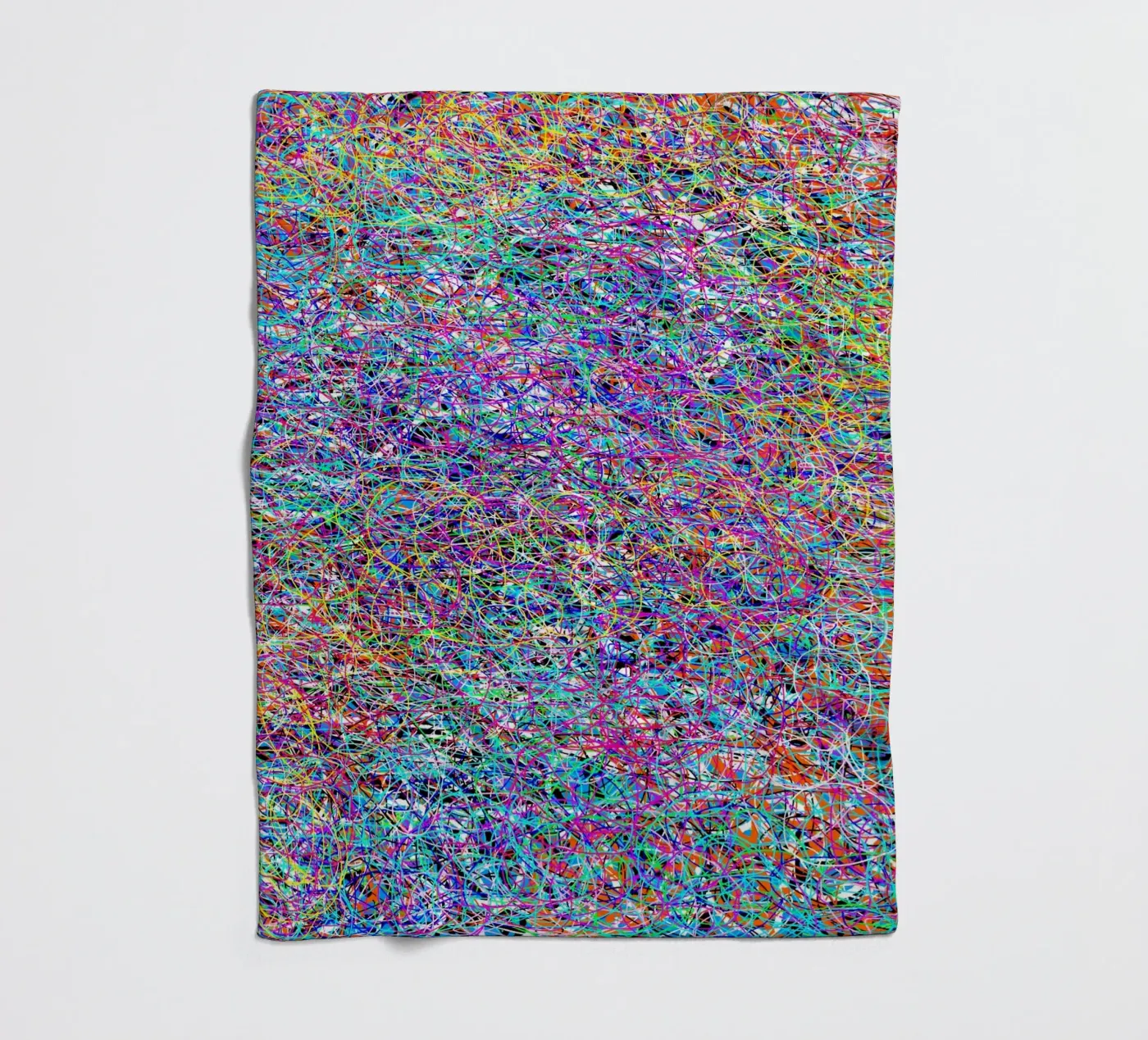 Complex virtuality fleece blanket by Carinaprint