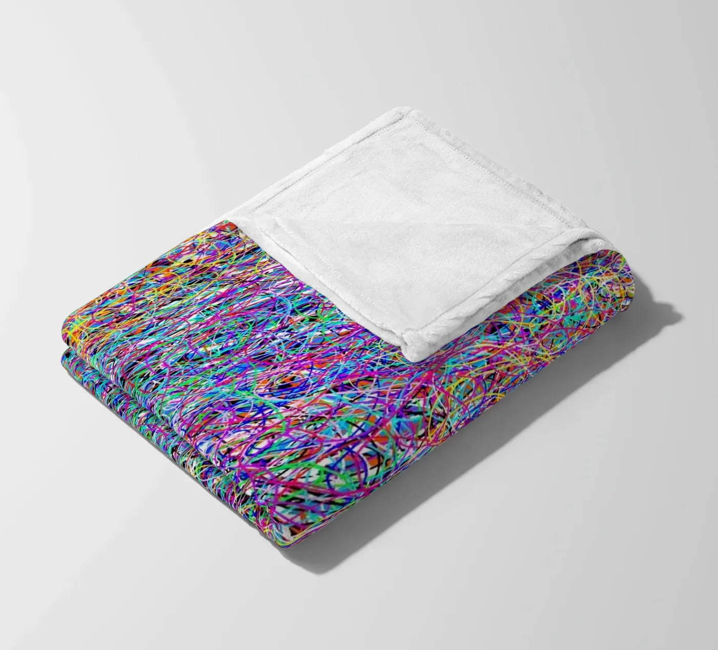 Complex virtuality fleece blanket by Carinaprint