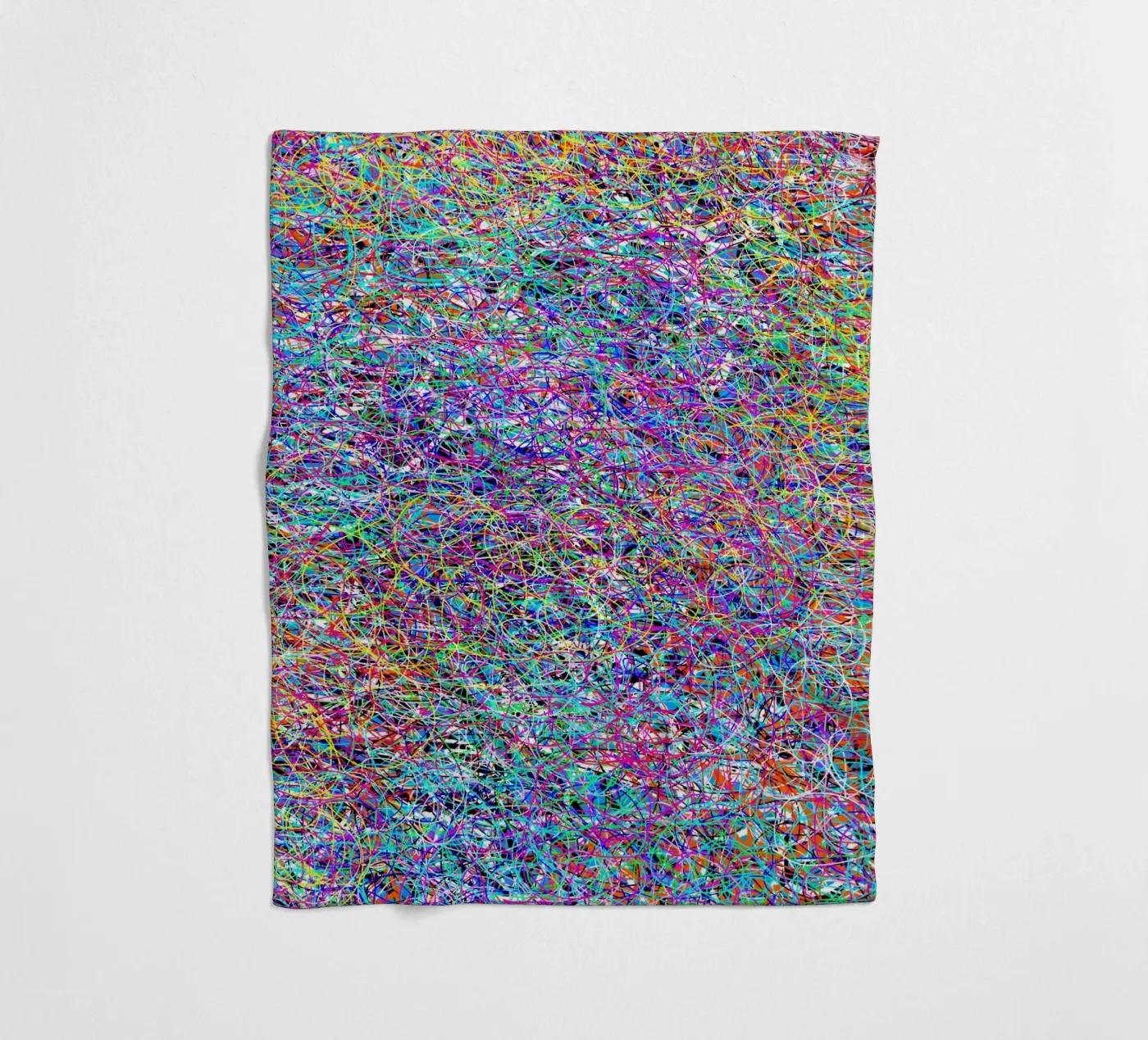 Complex virtuality fleece blanket by Carinaprint