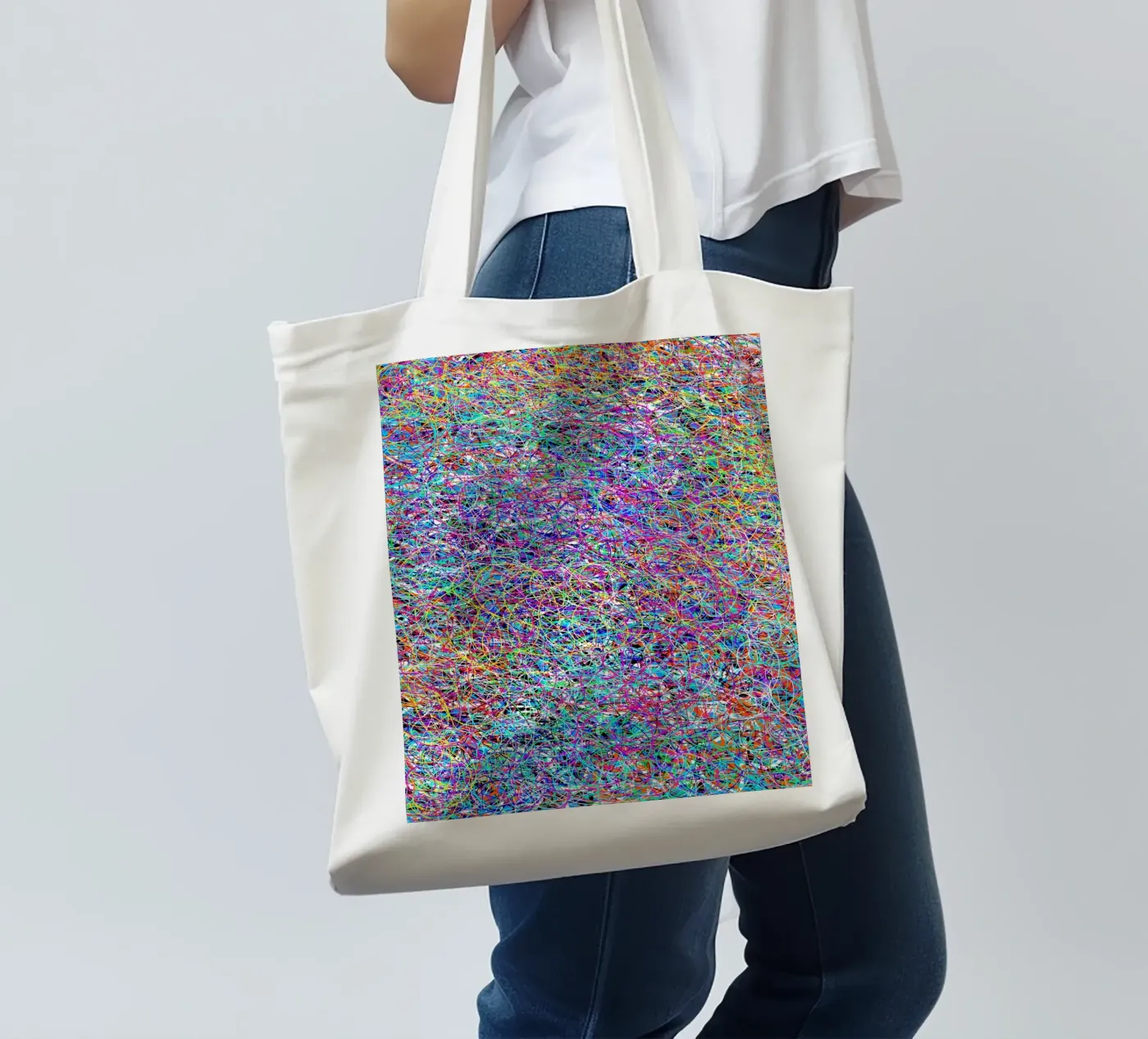Complex virtuality tote bag by Carinaprint