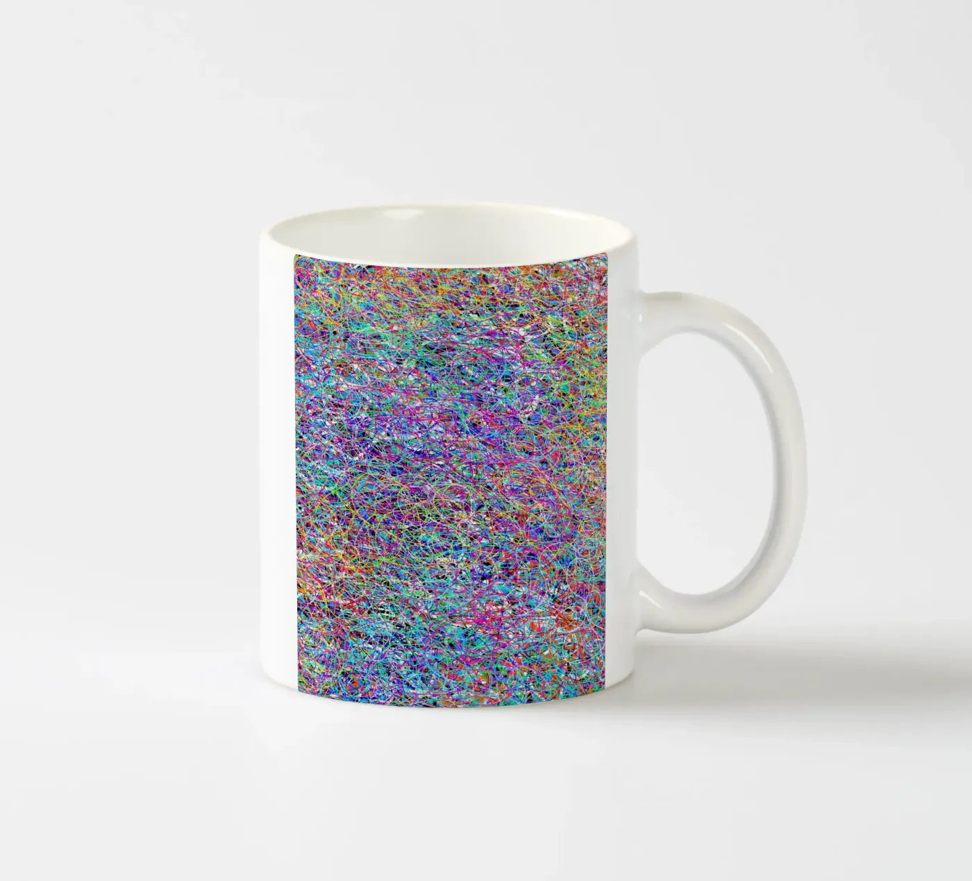 Complex virtuality ceramic mug by Carinaprint
