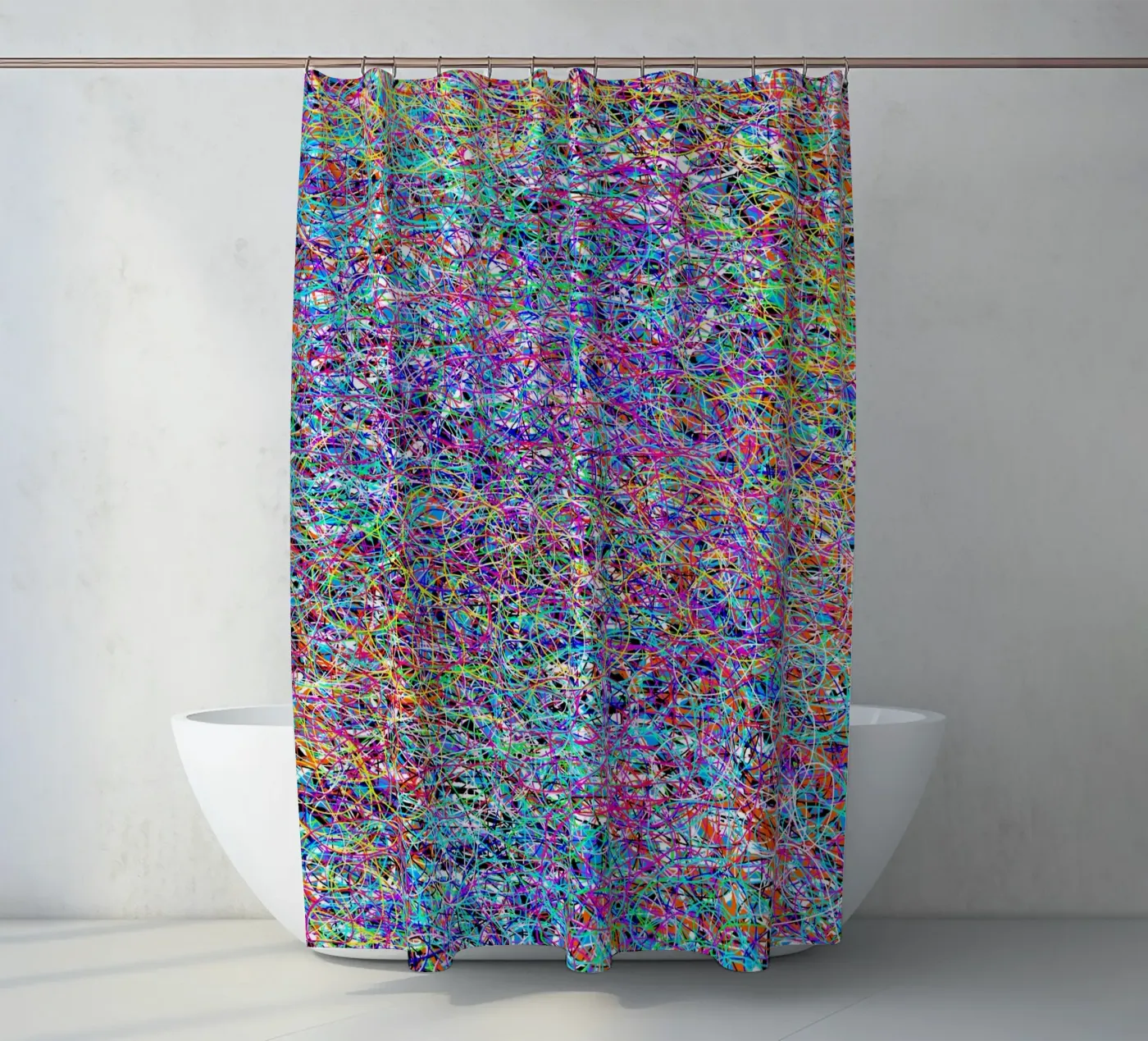 Complex virtuality Duschvorhang von Carinaprint