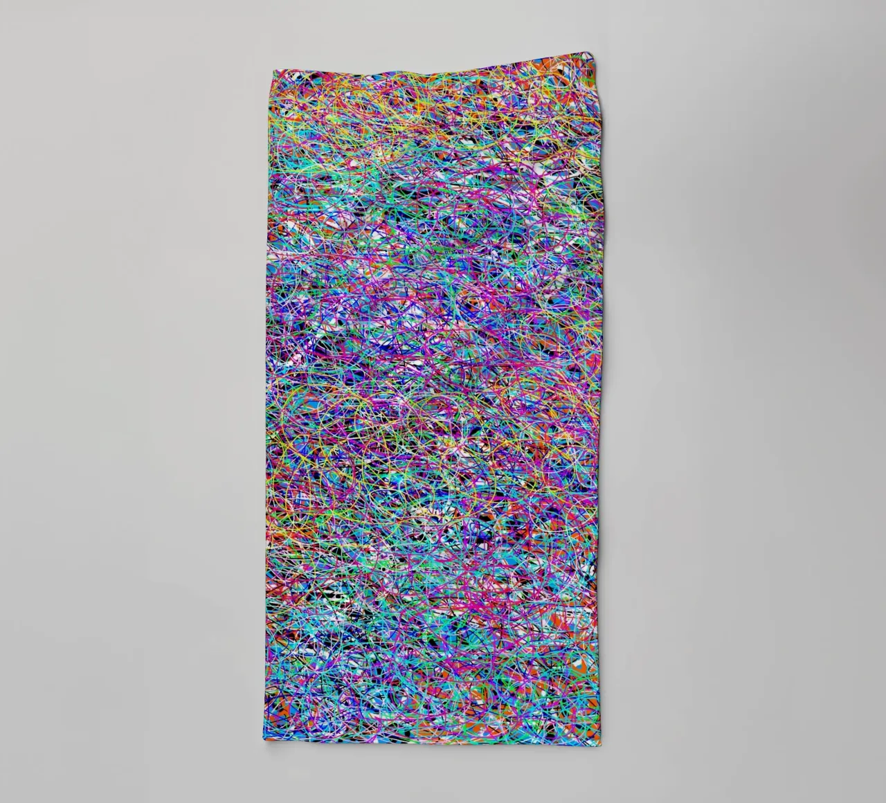 Complex virtuality towel by Carinaprint