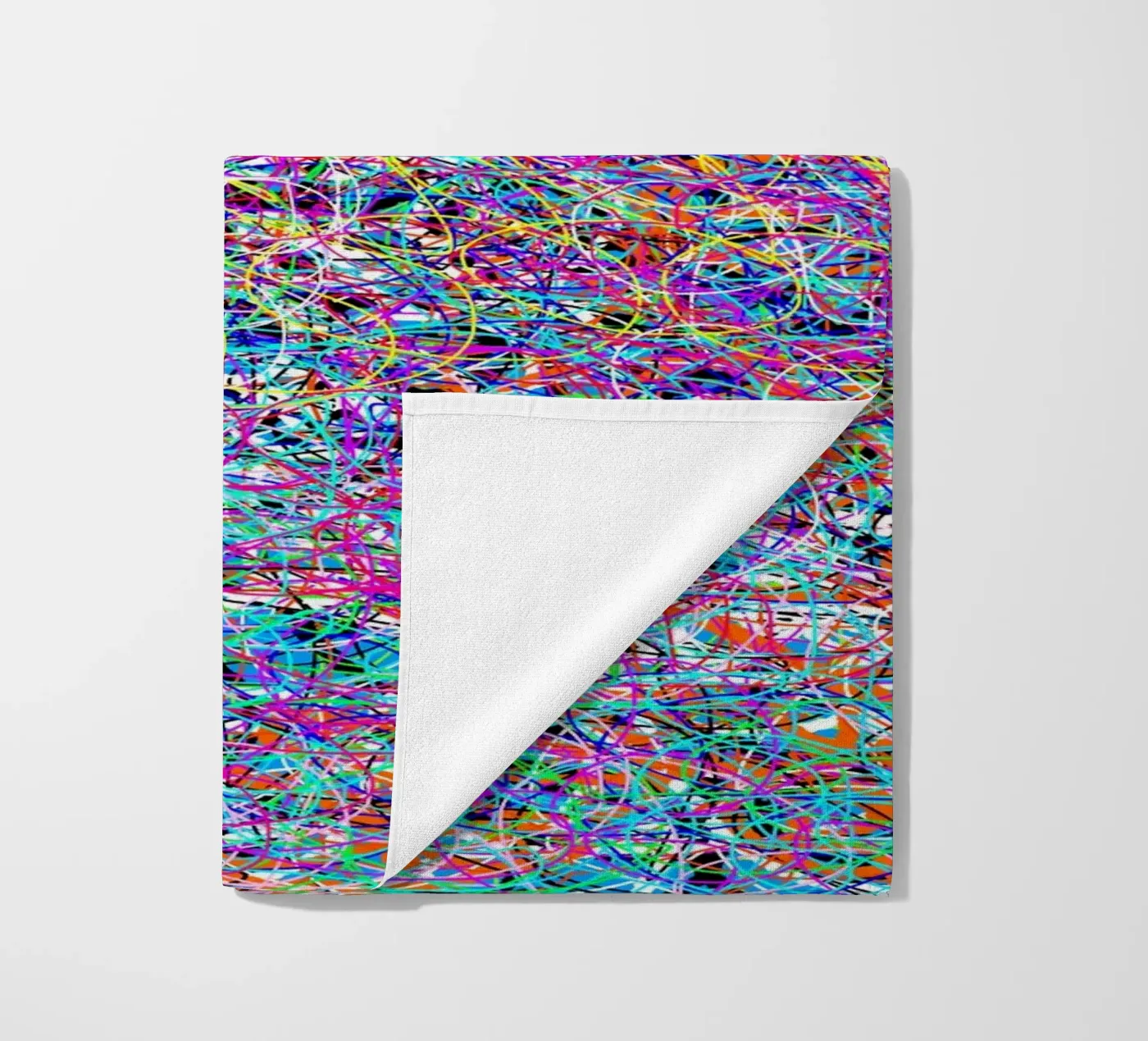Complex virtuality beach towel by Carinaprint