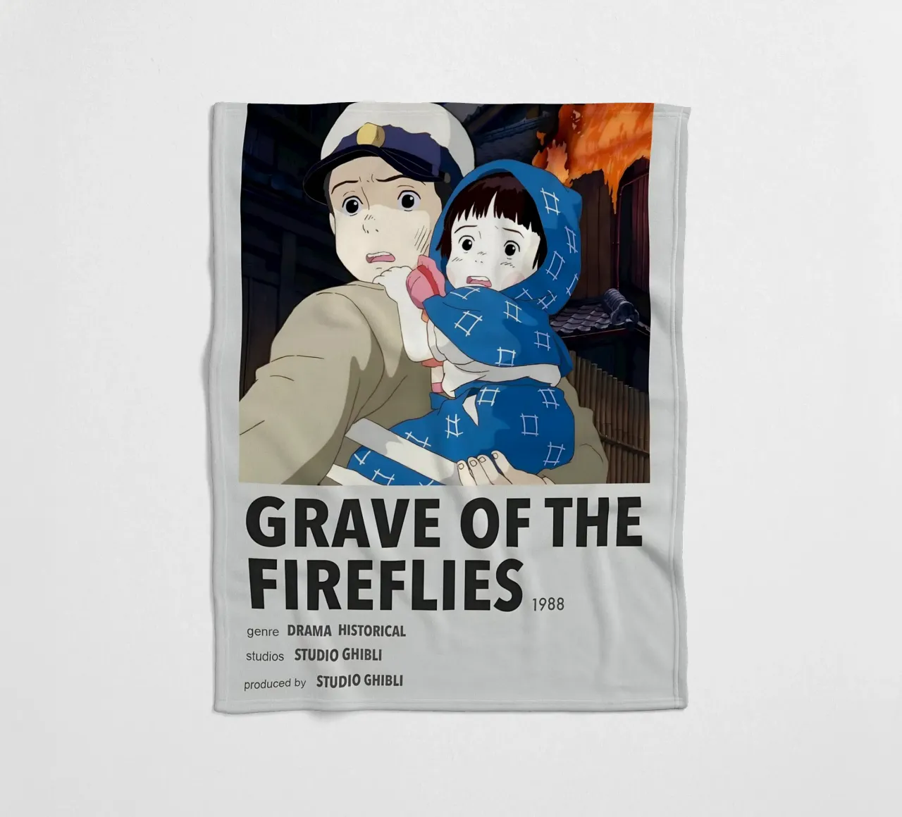 GRAVE OF THE FIREFLIES 1908 coperta in pile da Totoya