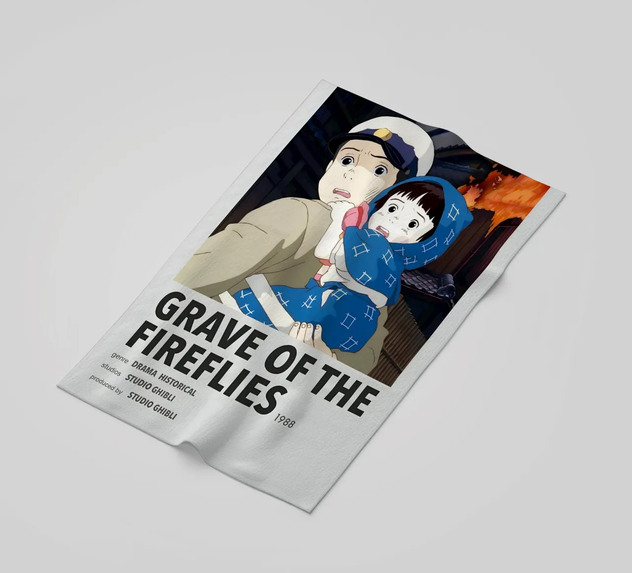 GRAVE OF THE FIREFLIES 1908 telo mare da Totoya
