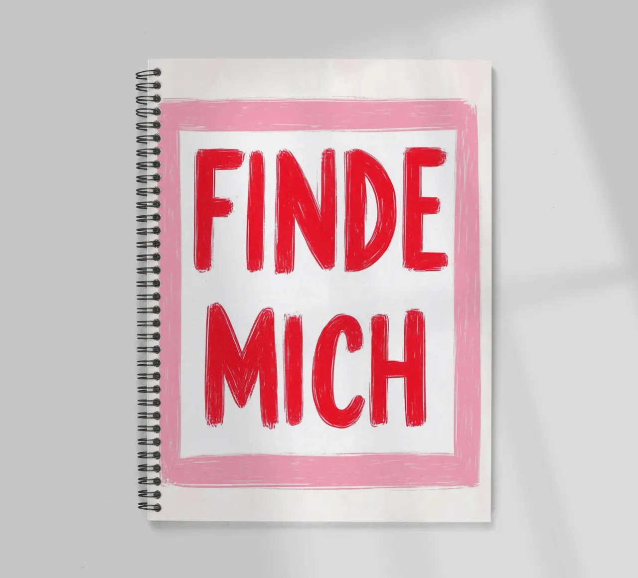 Find me quickly spiral notebook by Carinaprint