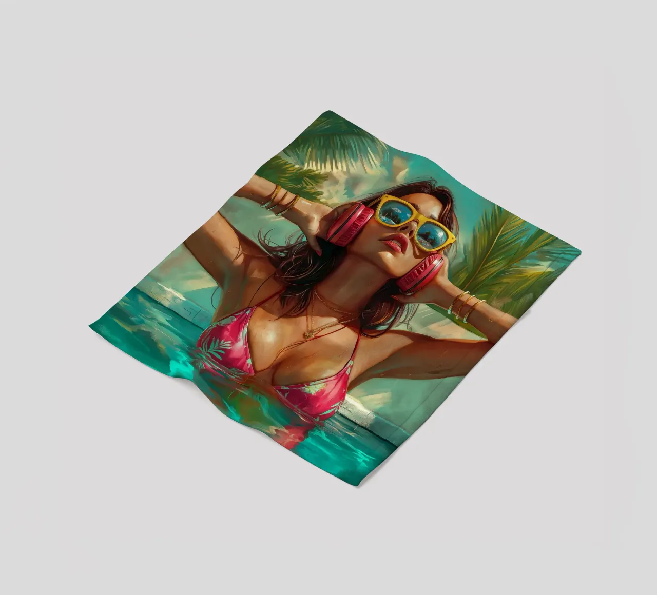 Summer Vibe coperta in pile da Motivate-Today
