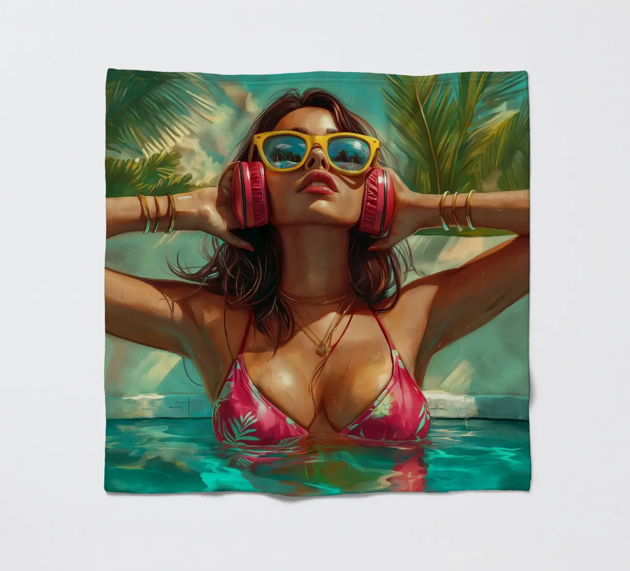 Summer Vibe coperta in pile da Motivate-Today