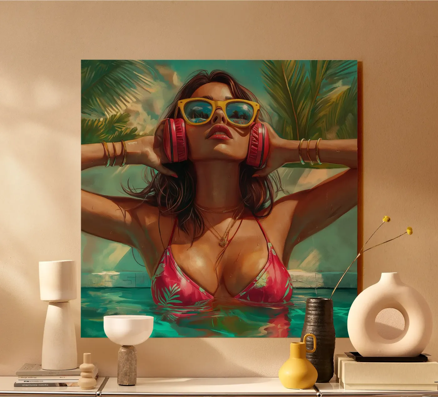 Summer Vibe acrylic glass by Motivate-Today