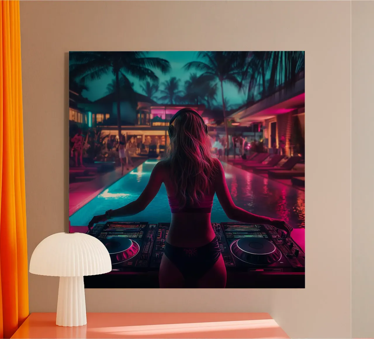 Pool Party DJ plexiglass da Motivate-Today