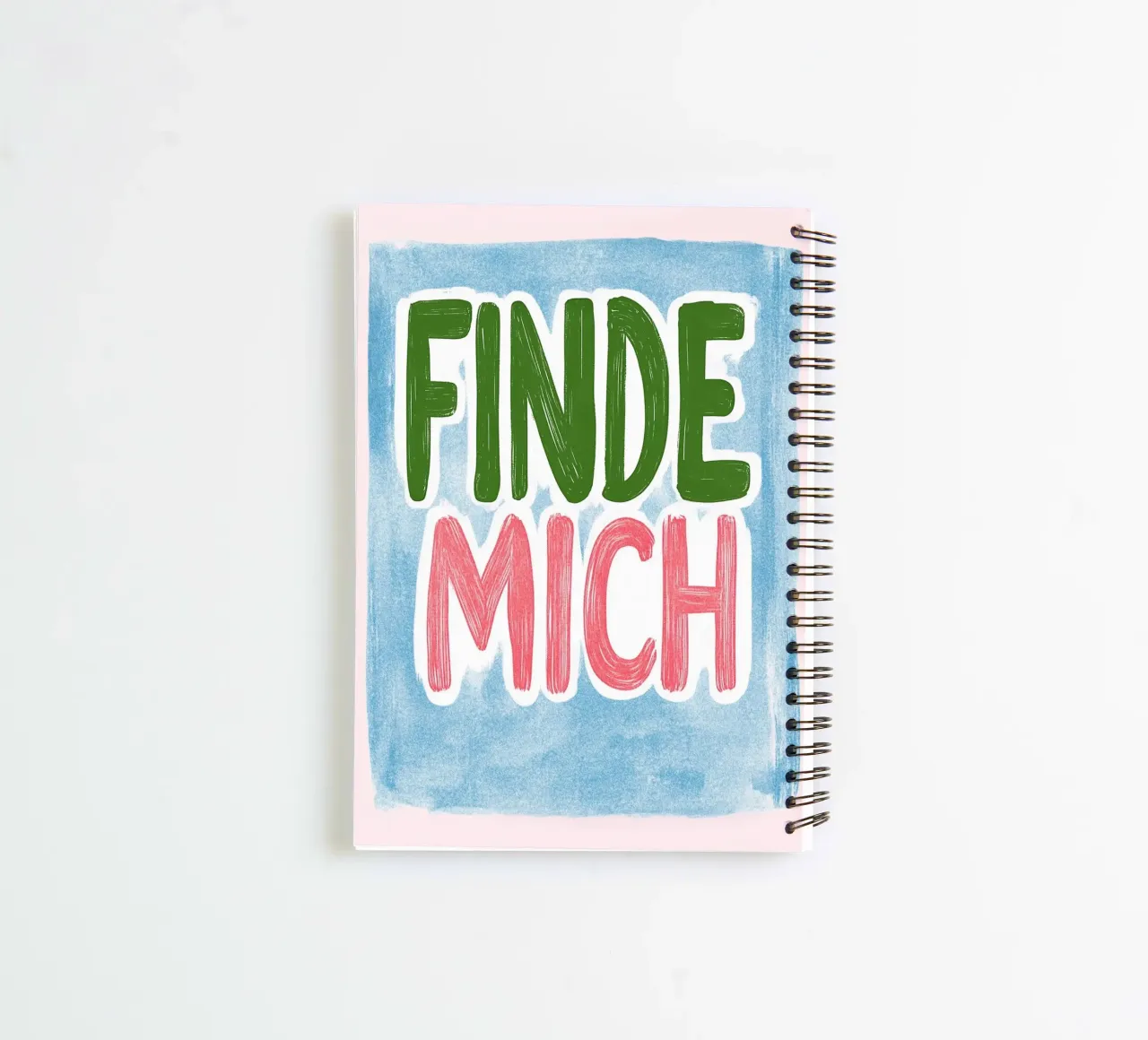 find myself spiral notebook by Carinaprint