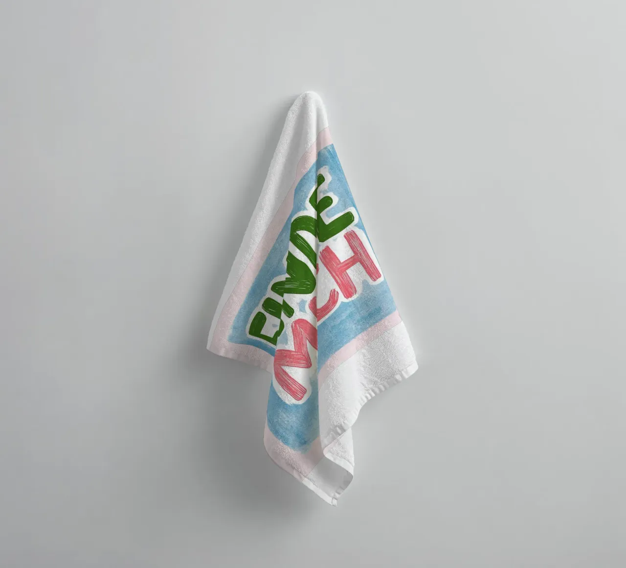 find myself towel by Carinaprint