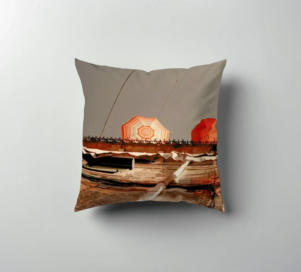 Summer Umbrellas cuscino da Sebastian Hilgetag