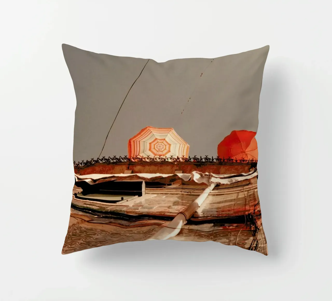 Summer Umbrellas cuscino da Sebastian Hilgetag