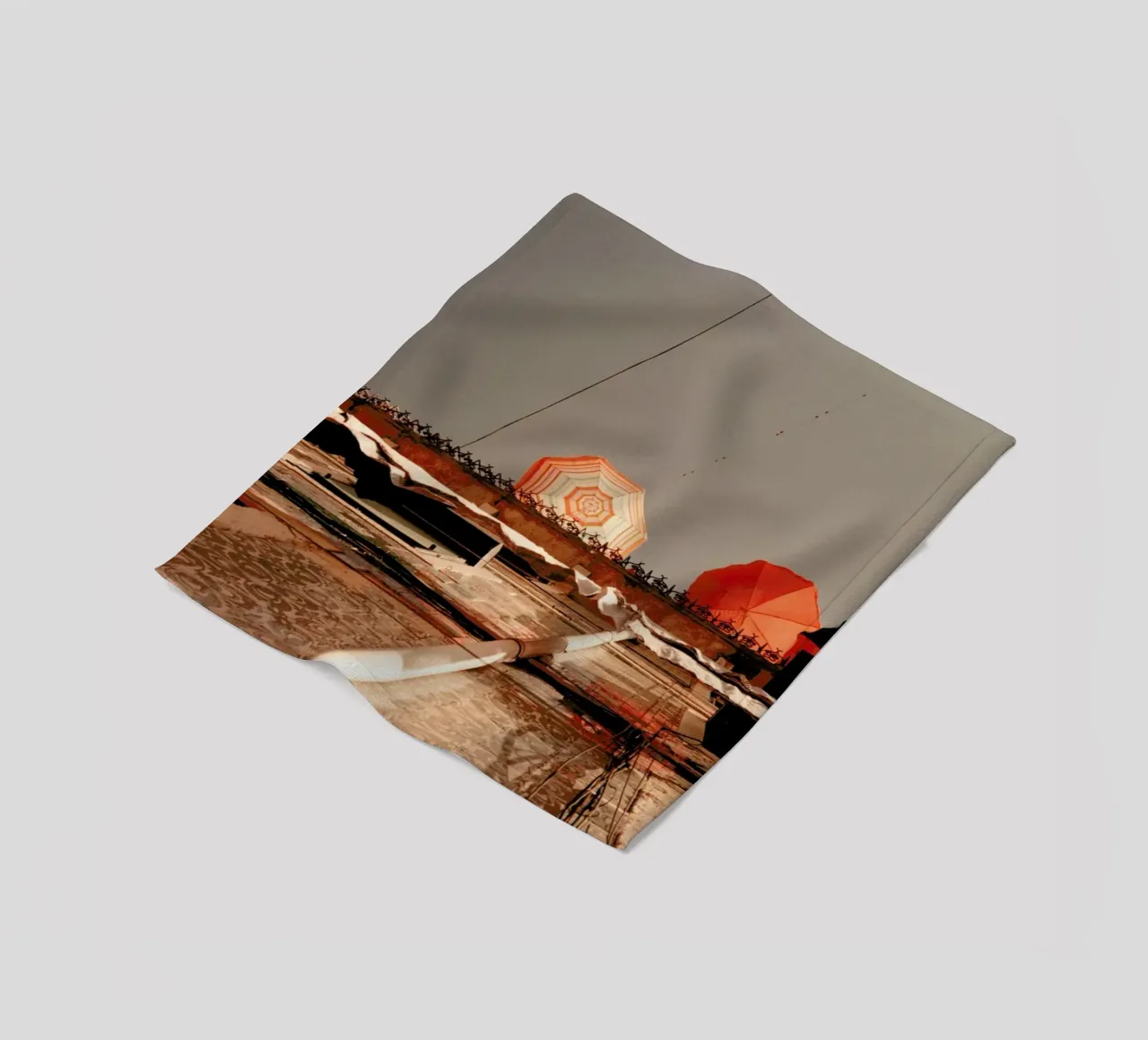 Summer Umbrellas coperta in pile da Sebastian Hilgetag