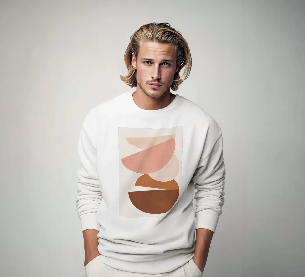 Abstract Stack I Sweatshirt von Flow Line