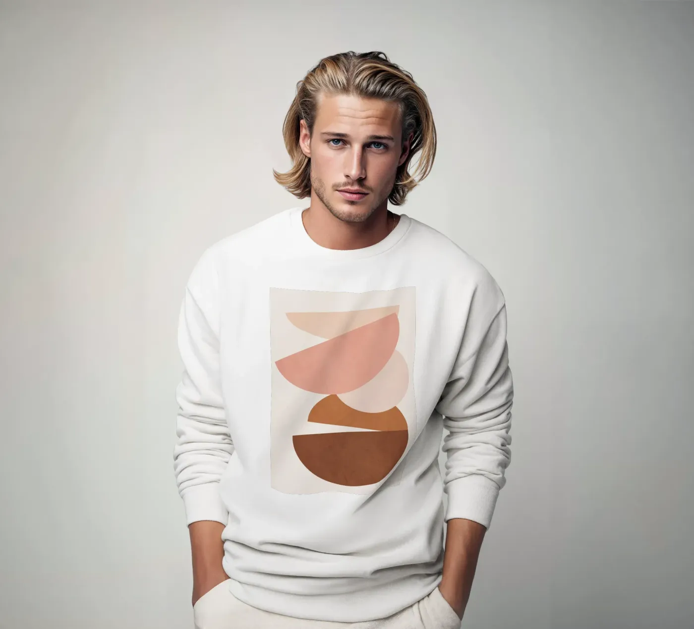 Abstract Stack I sweatshirt by Flow Line