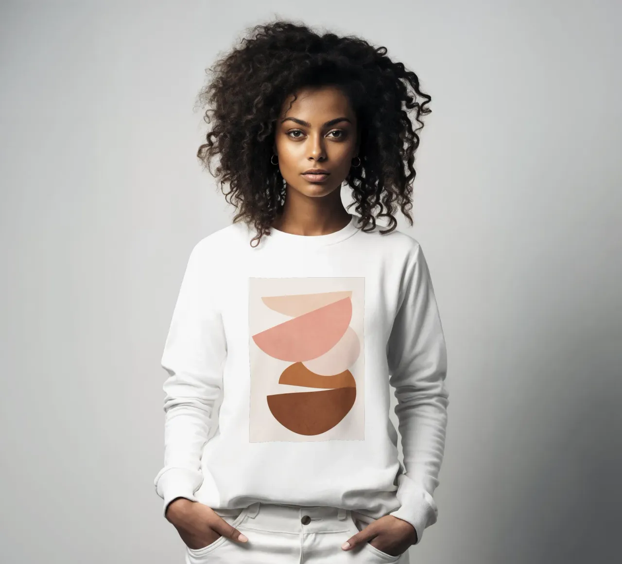 Abstract Stack I Sweatshirt von Flow Line