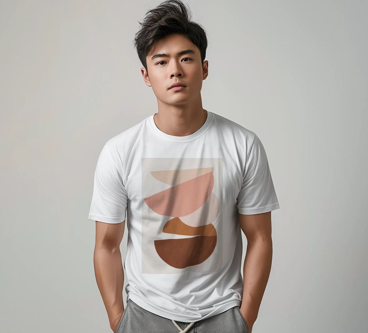 Abstract Stack I t-shirt da Flow Line