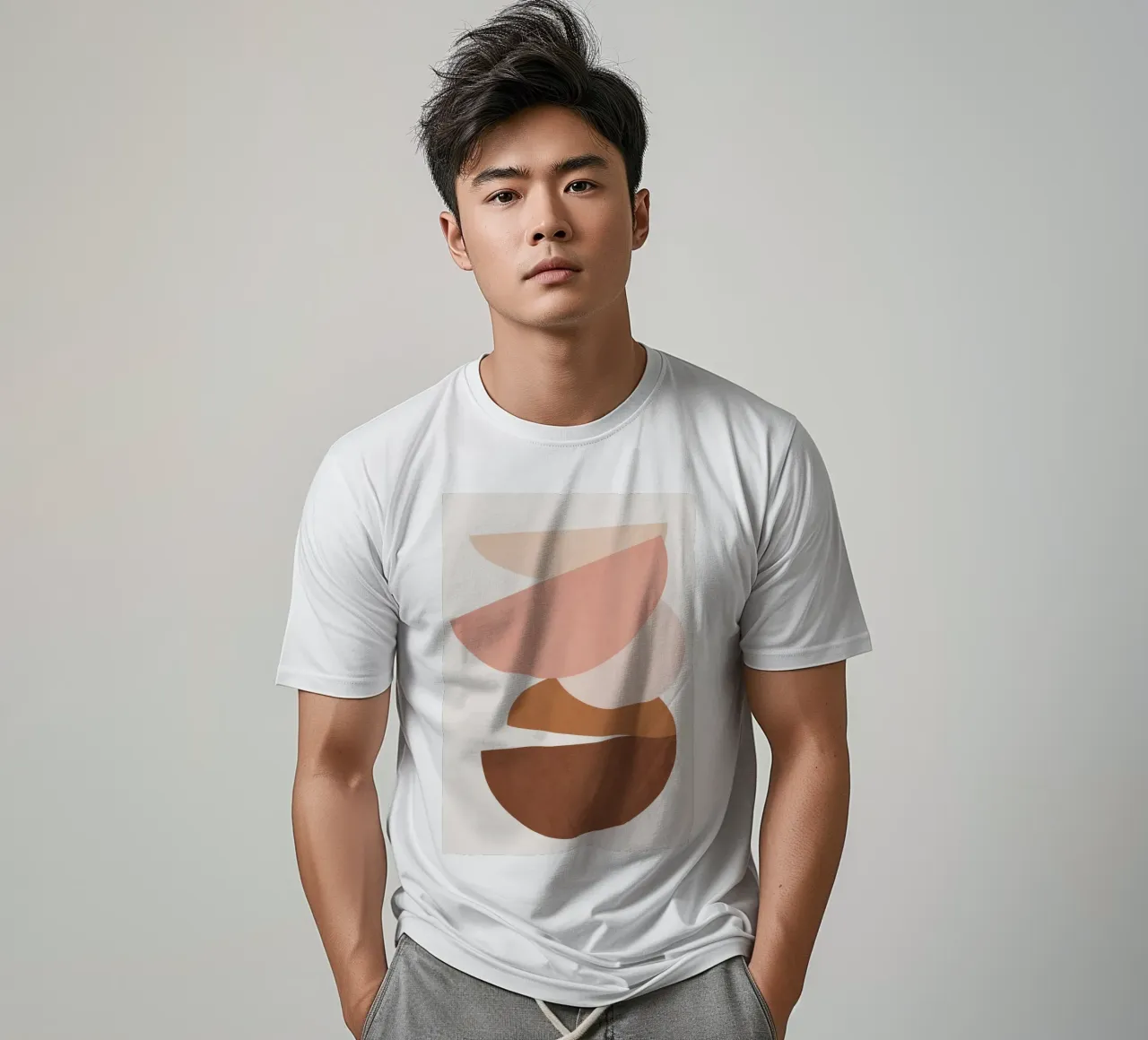 Abstract Stack I t-shirt da Flow Line