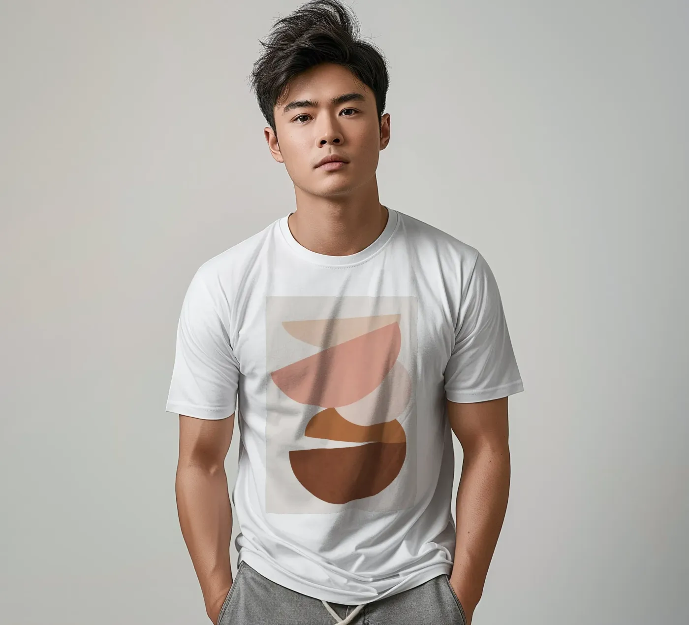 Abstract Stack I t-shirt by Flow Line