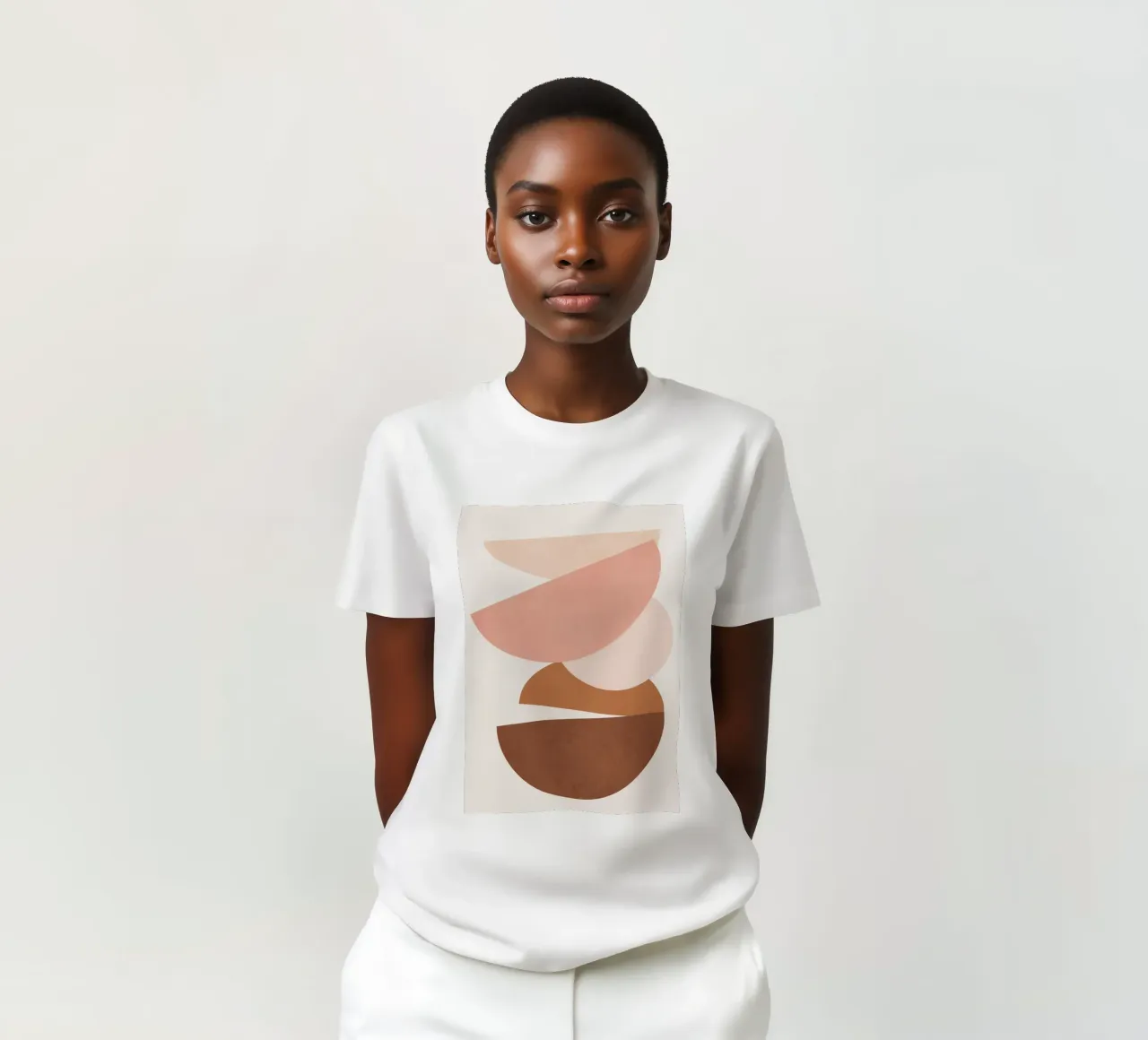 Abstract Stack I t-shirt da Flow Line