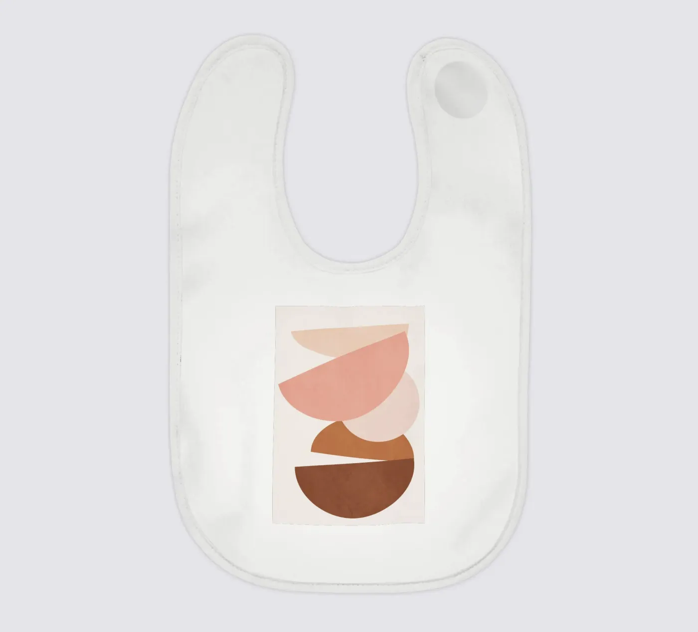 Abstract Stack I baby bib by Flow Line