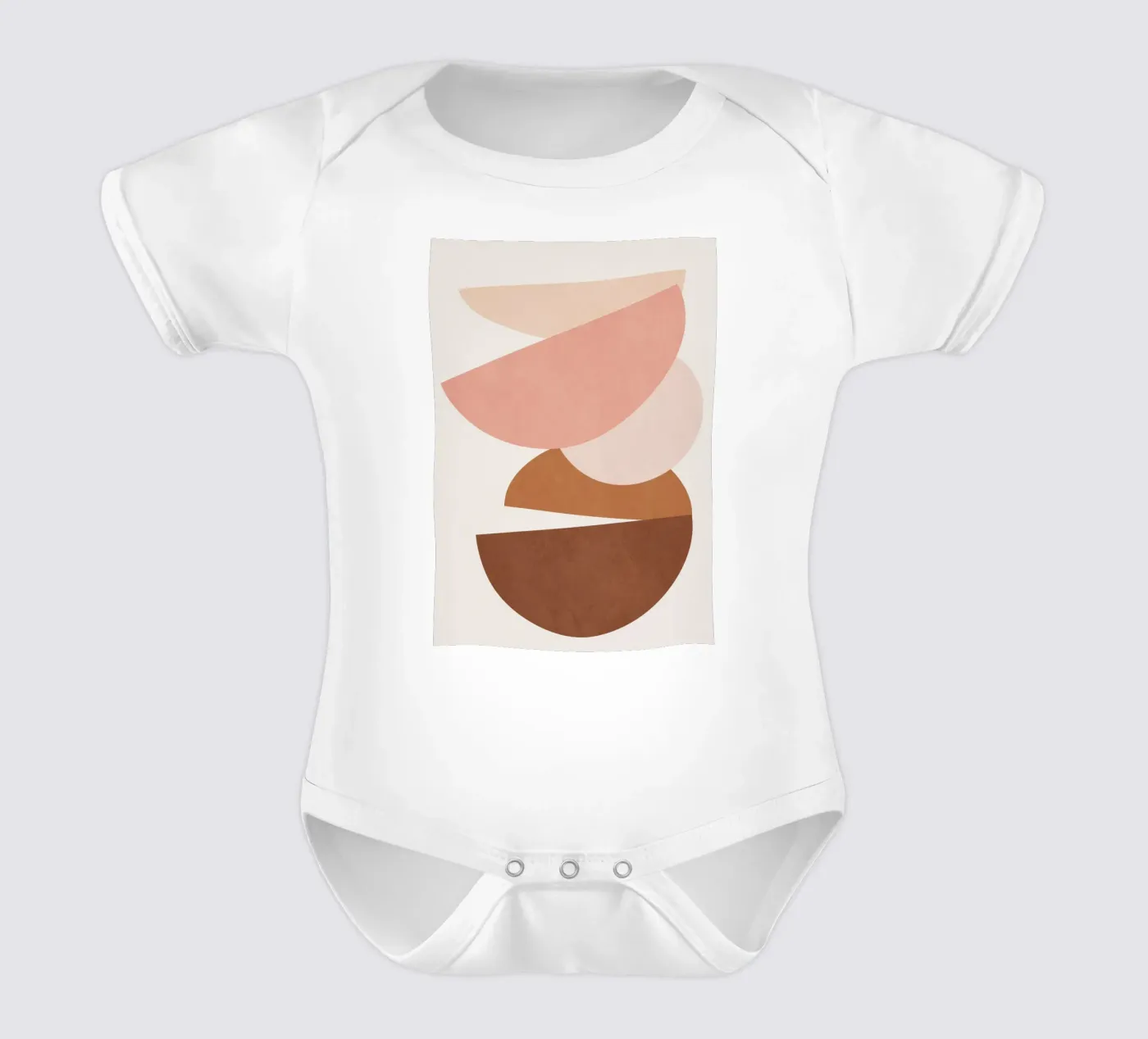 Abstract Stack I body neonato maniche corte da Flow Line